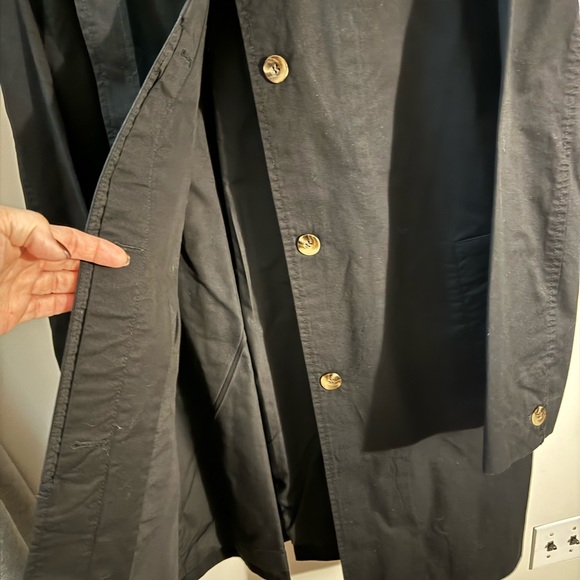 Ellos Jackets & Blazers - Women’s Black Trench Coat (Ellos/Size 14)